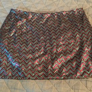 Ella Miss sequin miniskirt, 10, 14 inches long, no defects
